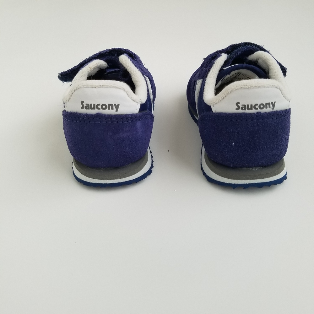 Saucony Jazz Low Pro Shoe Blue Size 2 M - Picture 3 of 7